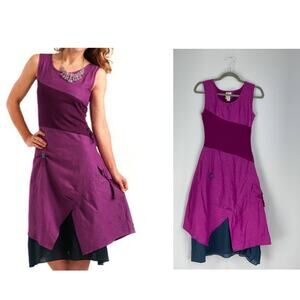 Matilda Jane Purple and Blue Midi Dress